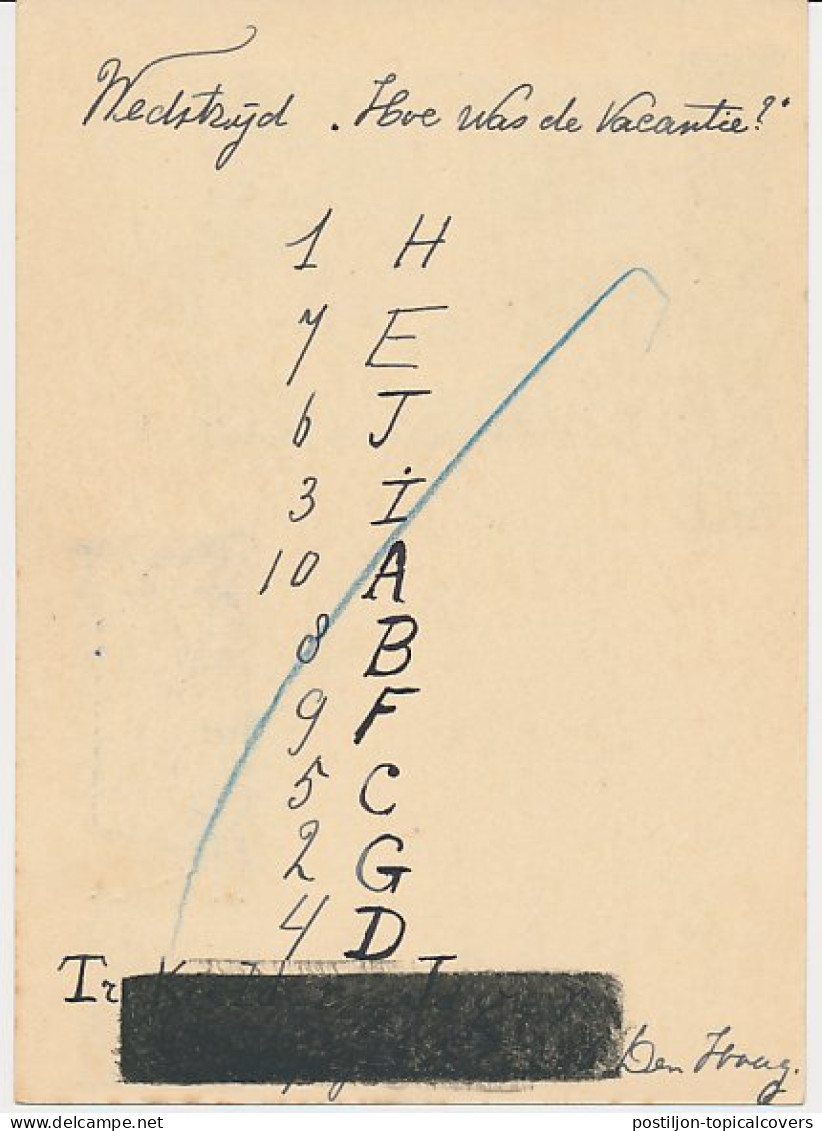 Briefkaart G. 233 Locaal Te S Gravenhage 1933 ( Bundelnummer ) - Postwaardestukken