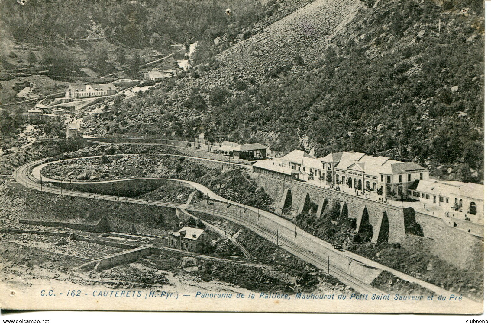 CPA - CAUTERETS - PANORAMA DE LA RAILLERE, MAUHOURAT, PETIT ST SAUVEUR ET DU PRE (E.P.) - Cauterets