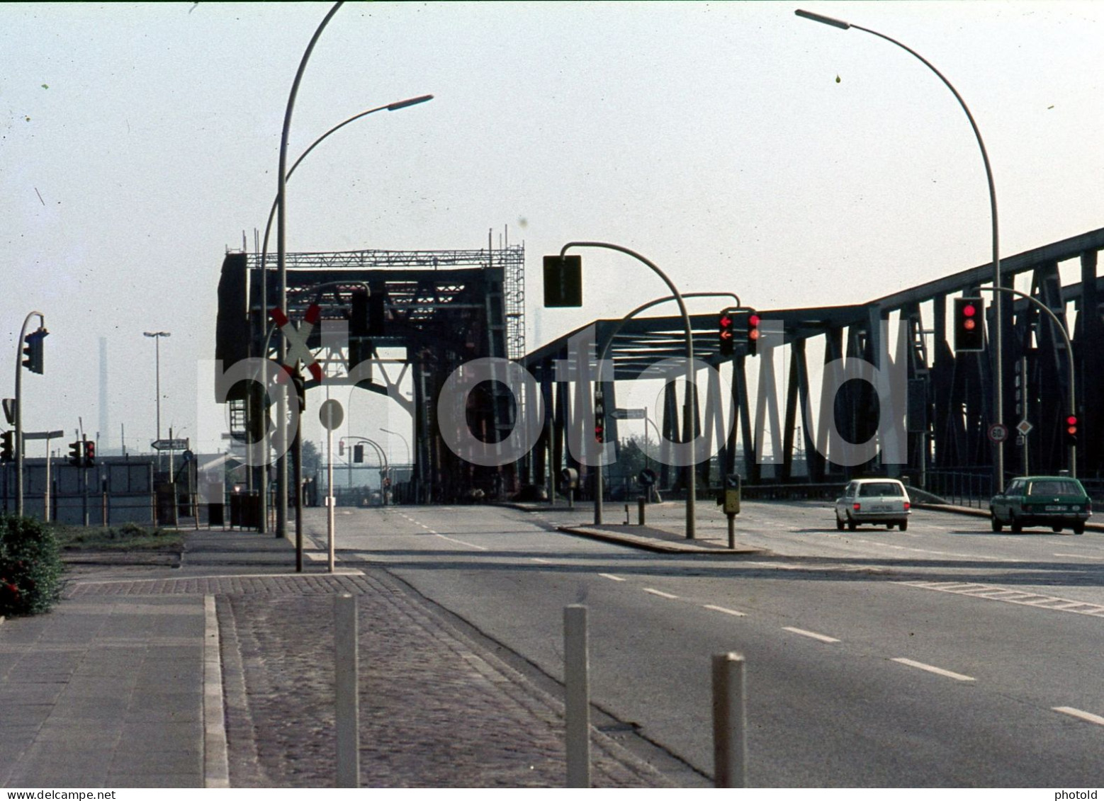 4 SLIDES SET 1970s SHIP VESSEL PORT HAMBURG GERMANY 35mm ORIGINAL AMATEUR DIAPOSITIVE SLIDE Not PHOTO No FOTO NB4108 - Diapositives (slides)