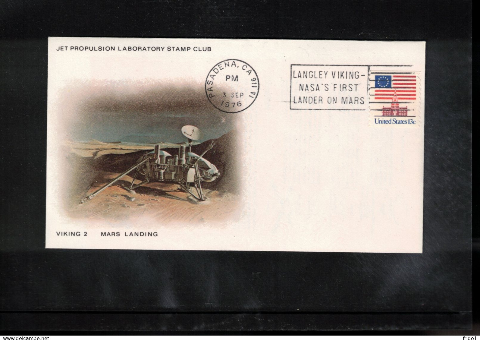 USA 1976 Space / Weltraum VIKING 2 Mars Landing Interesting Cover - Verenigde Staten