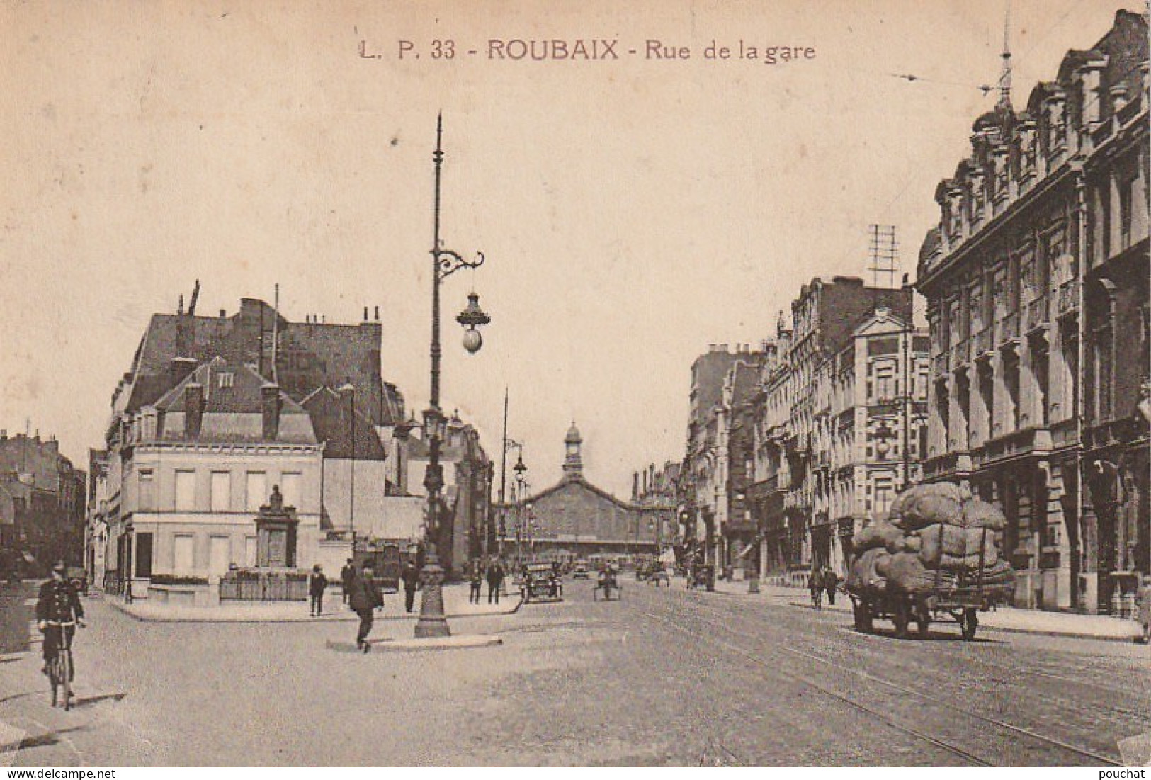 S0 24-(59) ROUBAIX - RUE DE LA GARE - ANIMATION - 2 SCANS - Roubaix