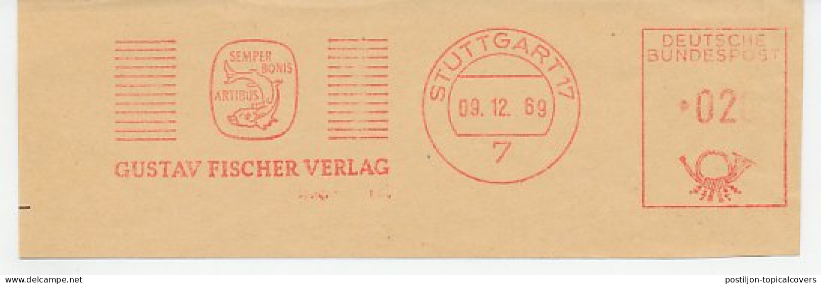 Meter Cut Germany 1969 Fish - Fishes