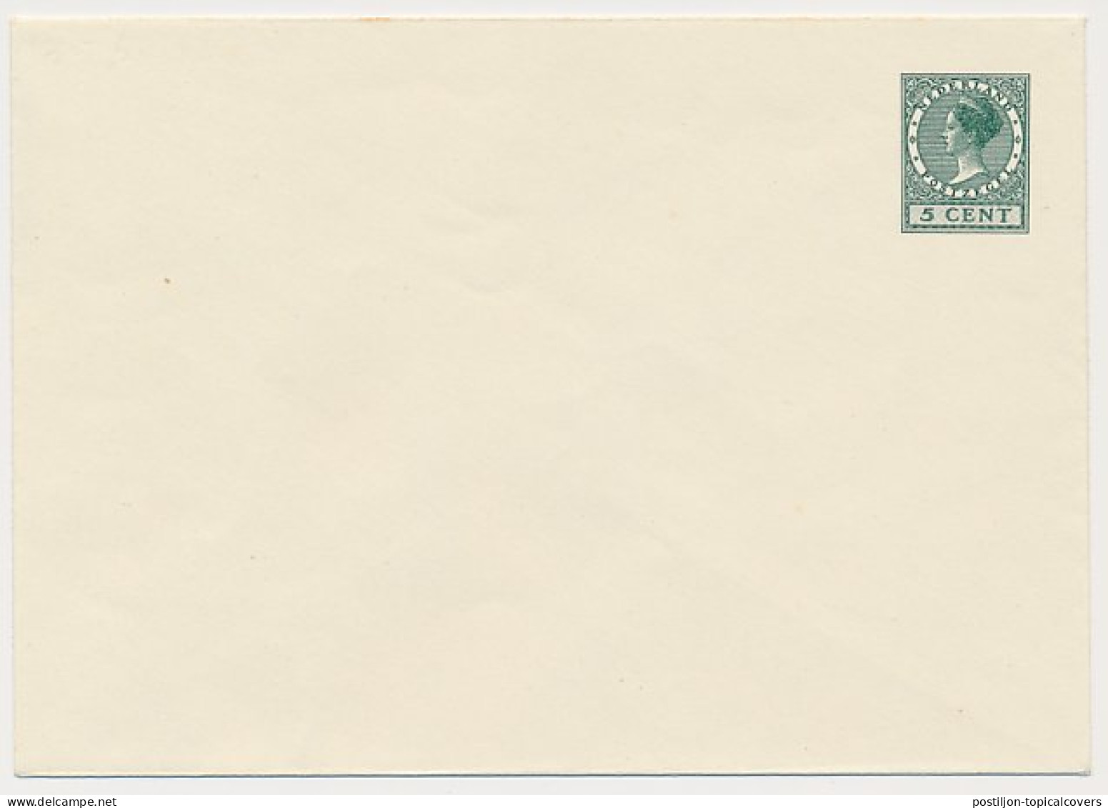 Envelop G. 25 B - Postwaardestukken