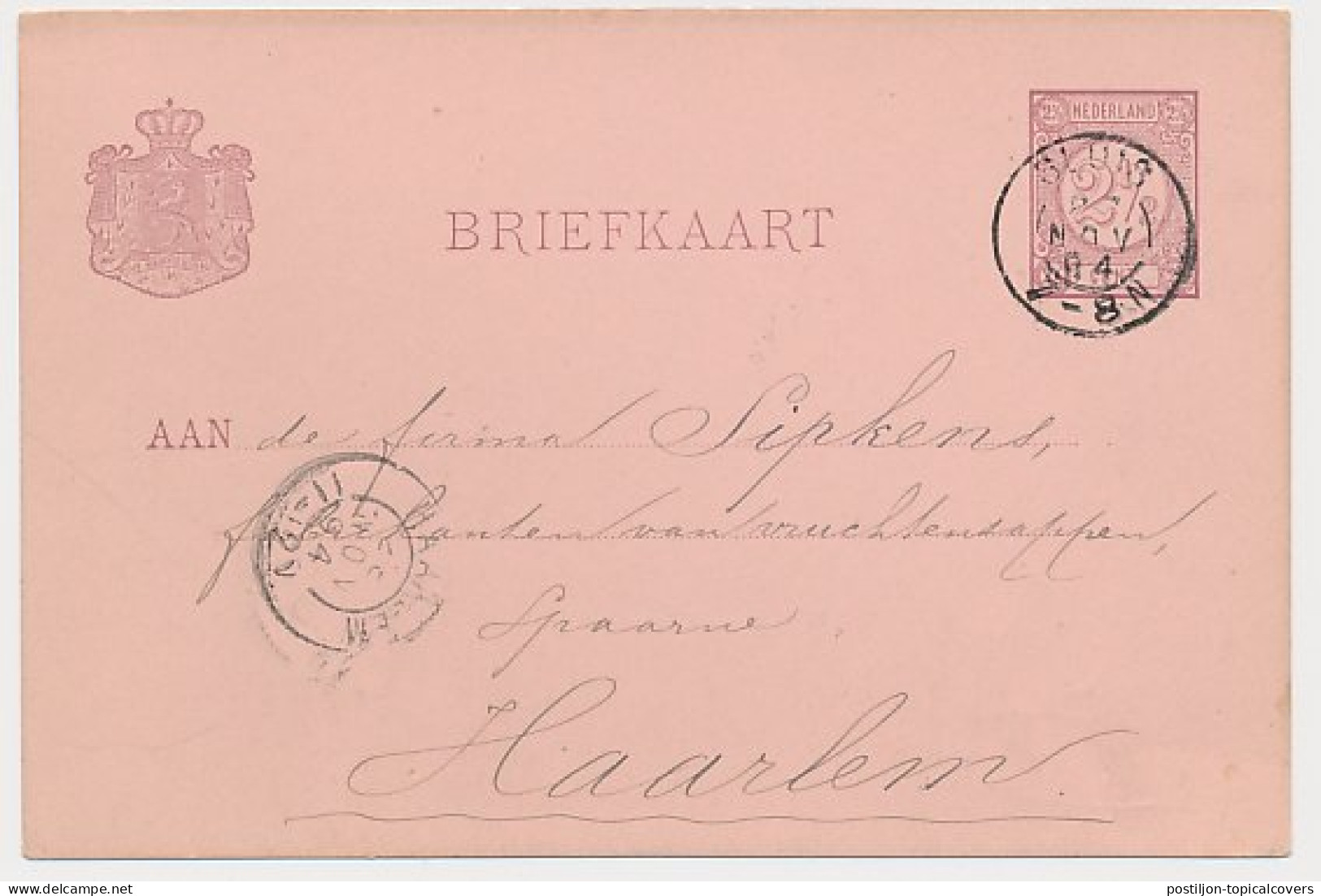 Kleinrondstempel Sluis 1894 - Unclassified