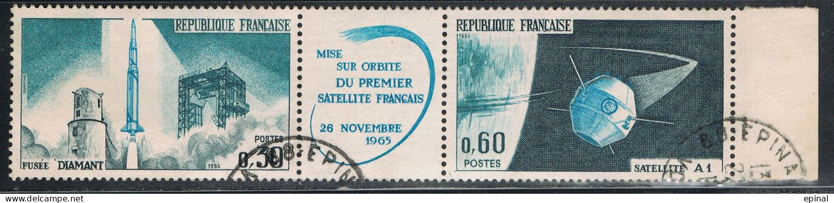 FRANCE : N° 1465a Oblitéré (Lancement Du 1er Satellite National) - PRIX FIXE - - Used Stamps