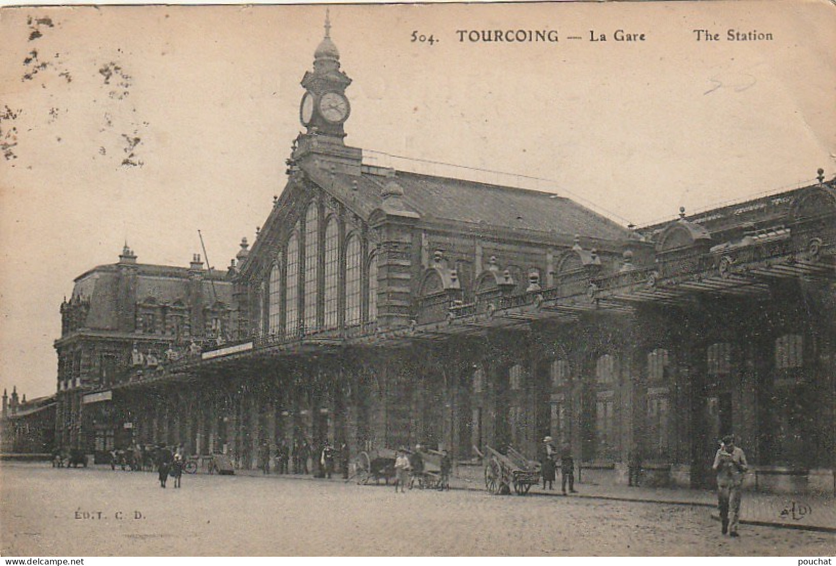 SO 24-(59) TOURCOING - LA GARE  - 2 SCANS - Tourcoing