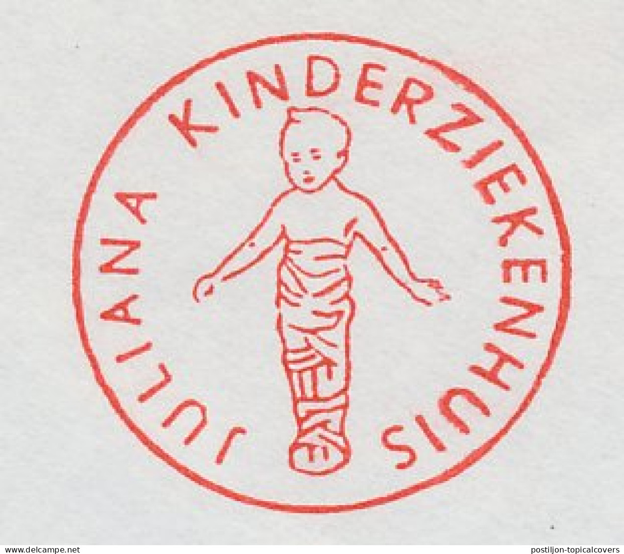 Meter Cover Netherlands 1976 Children S Hospital - The Hague - Andere & Zonder Classificatie