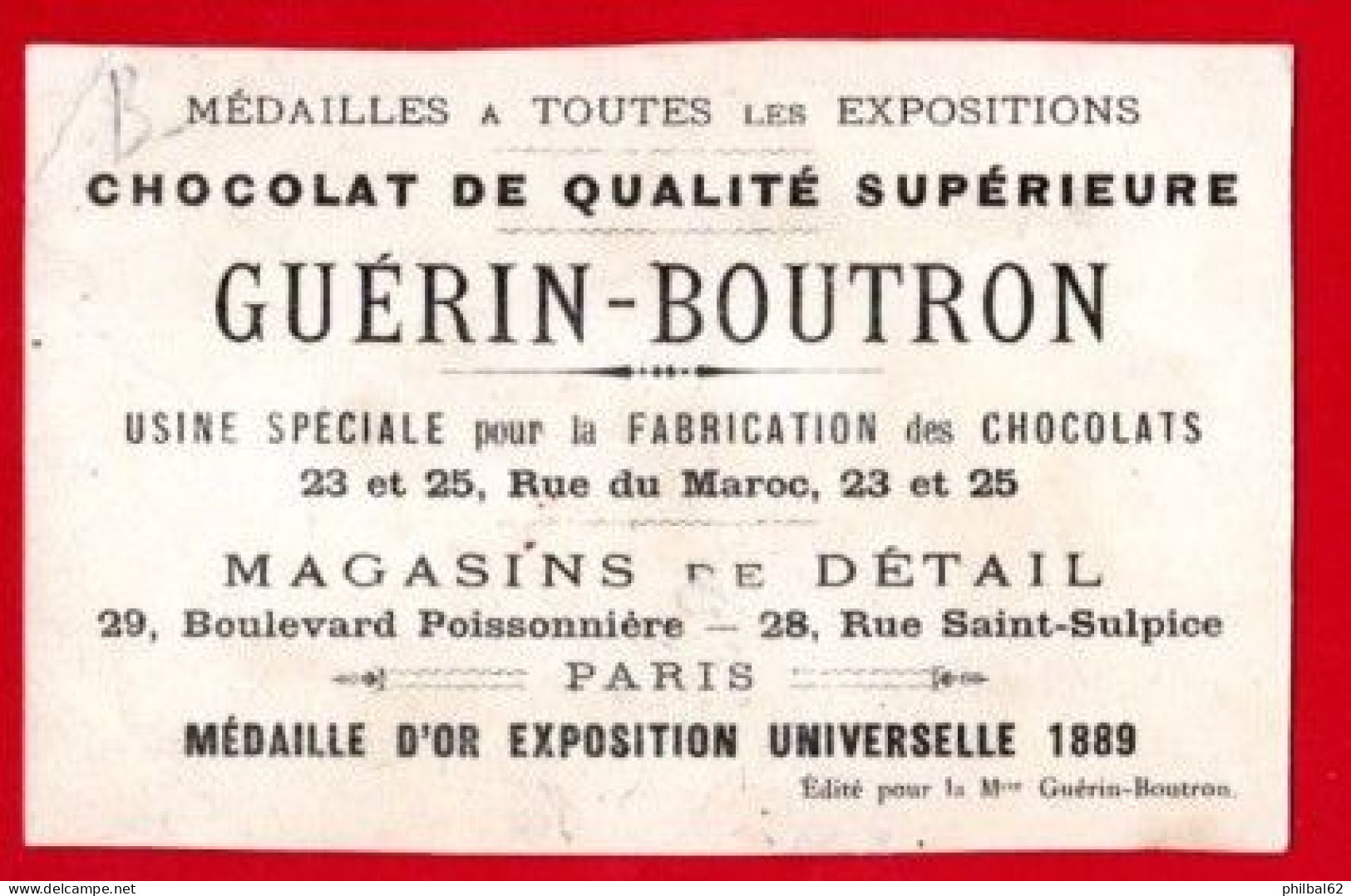 2 Chromos Chocolat Guérin-Boutron Et De L'Union. Uniformes : Hussards, Général De Division Et Maréchal De France. - Guerin Boutron