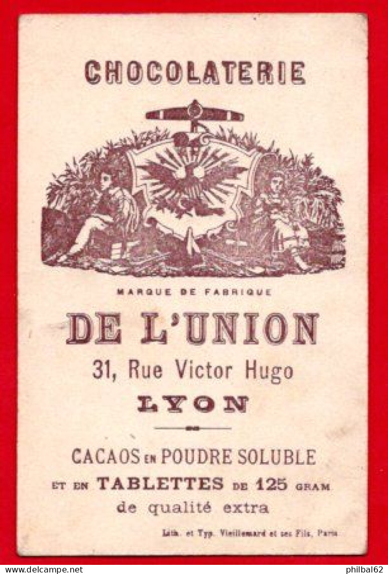 2 Chromos Chocolat Guérin-Boutron Et De L'Union. Uniformes : Hussards, Général De Division Et Maréchal De France. - Guerin Boutron
