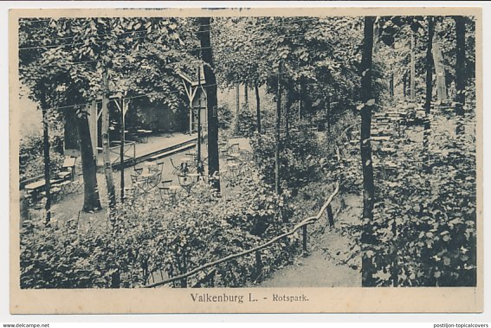 Treinblokstempel : Kerkrade - Sittard A 1916 ( Valkenburg ) - Unclassified