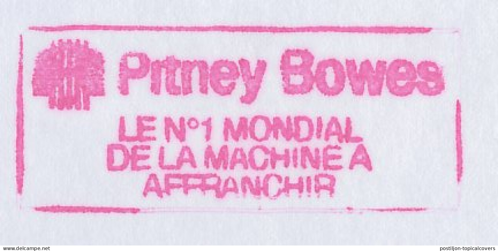 Meter Cover France 2003 Pitney Bowes - Automatenmarken [ATM]
