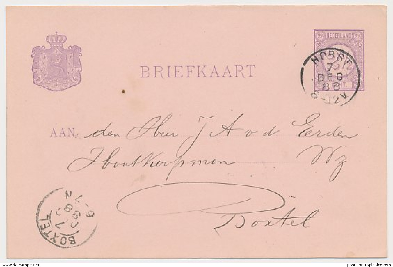 Kleinrondstempel Horst 1888 - Unclassified