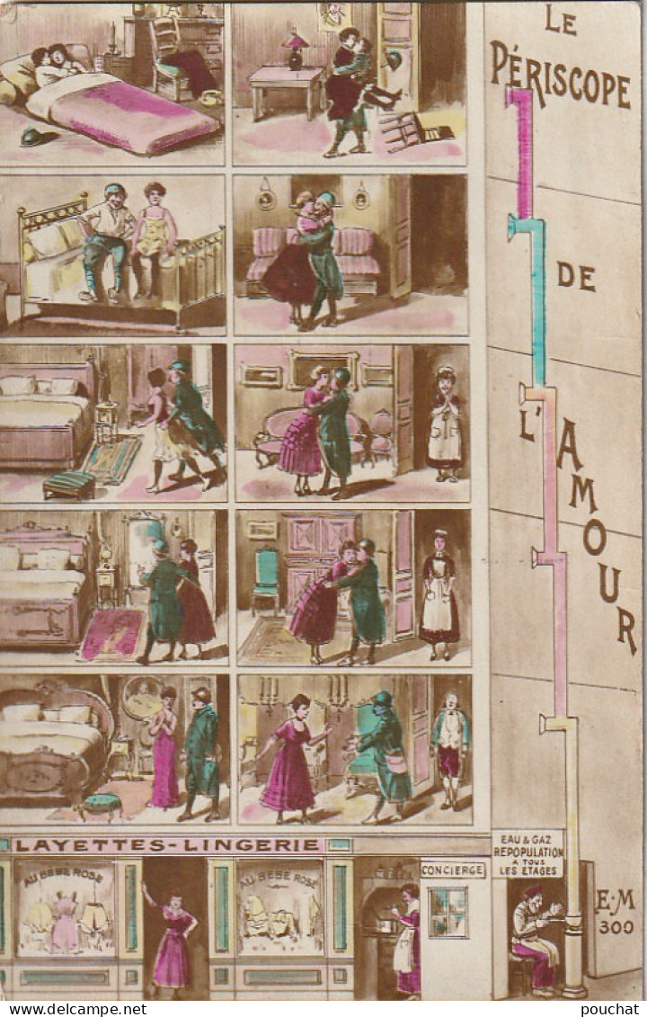 SO 27- LE PERISCOPE DE L' AMOUR - SCENES DE  VIE CONJUGALE ( LE REPOS DU GUERRIER )- 2 SCANS - Humorísticas