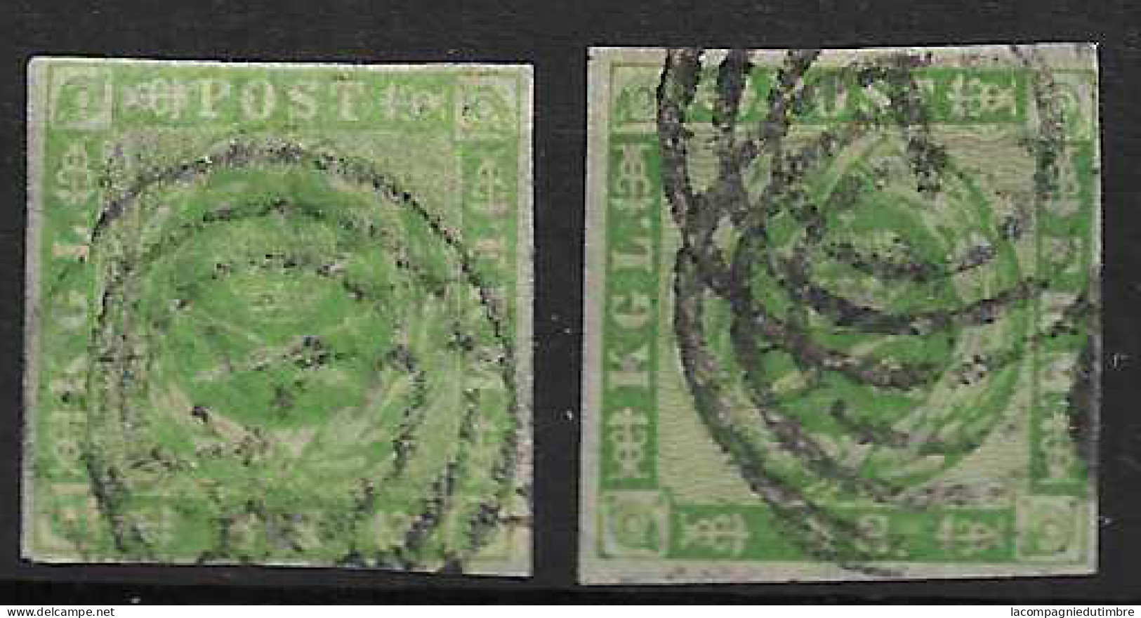 Danemark YT N° 5 Et N° 9 Oblitérés. TB - Used Stamps