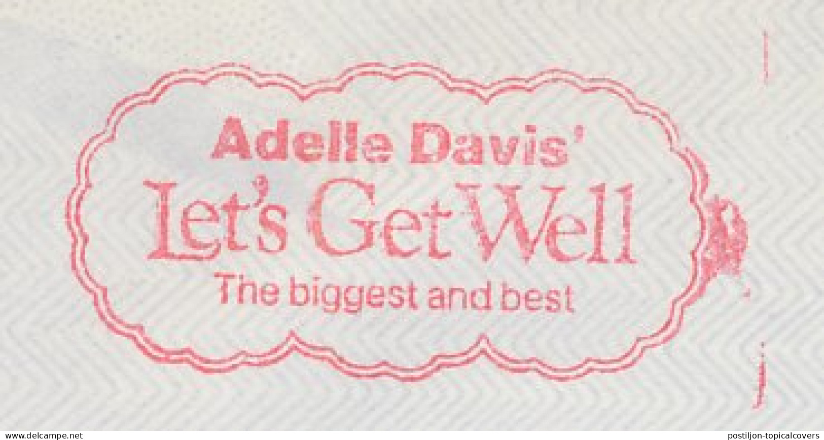 Meter Cut USA 1973 Adelle Davis - Let S Get Well - Escritores