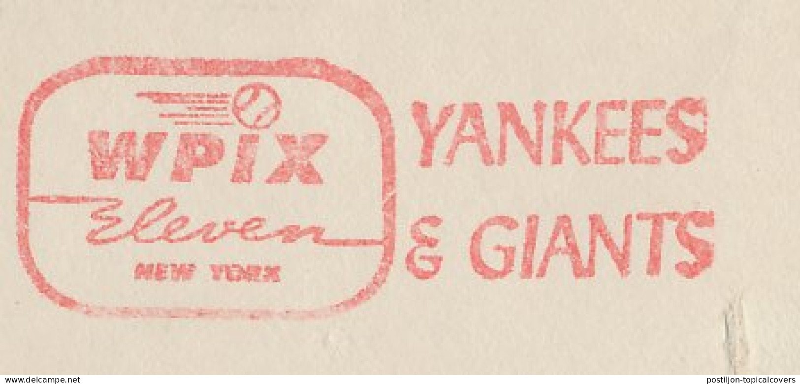 Meter Top Cut USA 1955 Baseball - Yankees & Giants - WPIX Eleven - Autres & Non Classés
