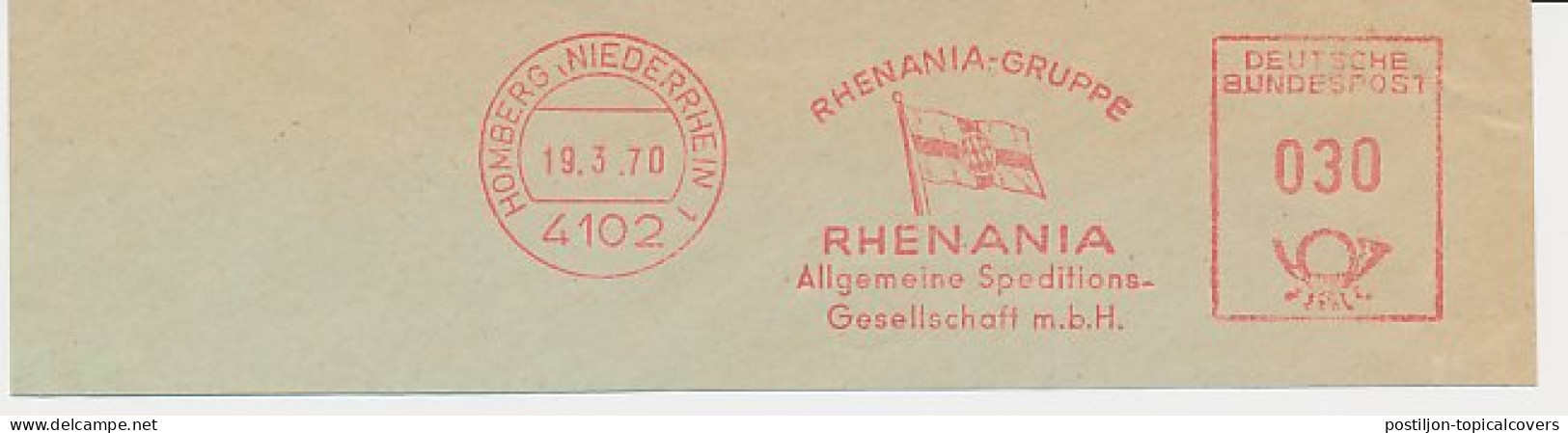 Meter Cut Germany 1970 Flag - Rhenania - Otros & Sin Clasificación