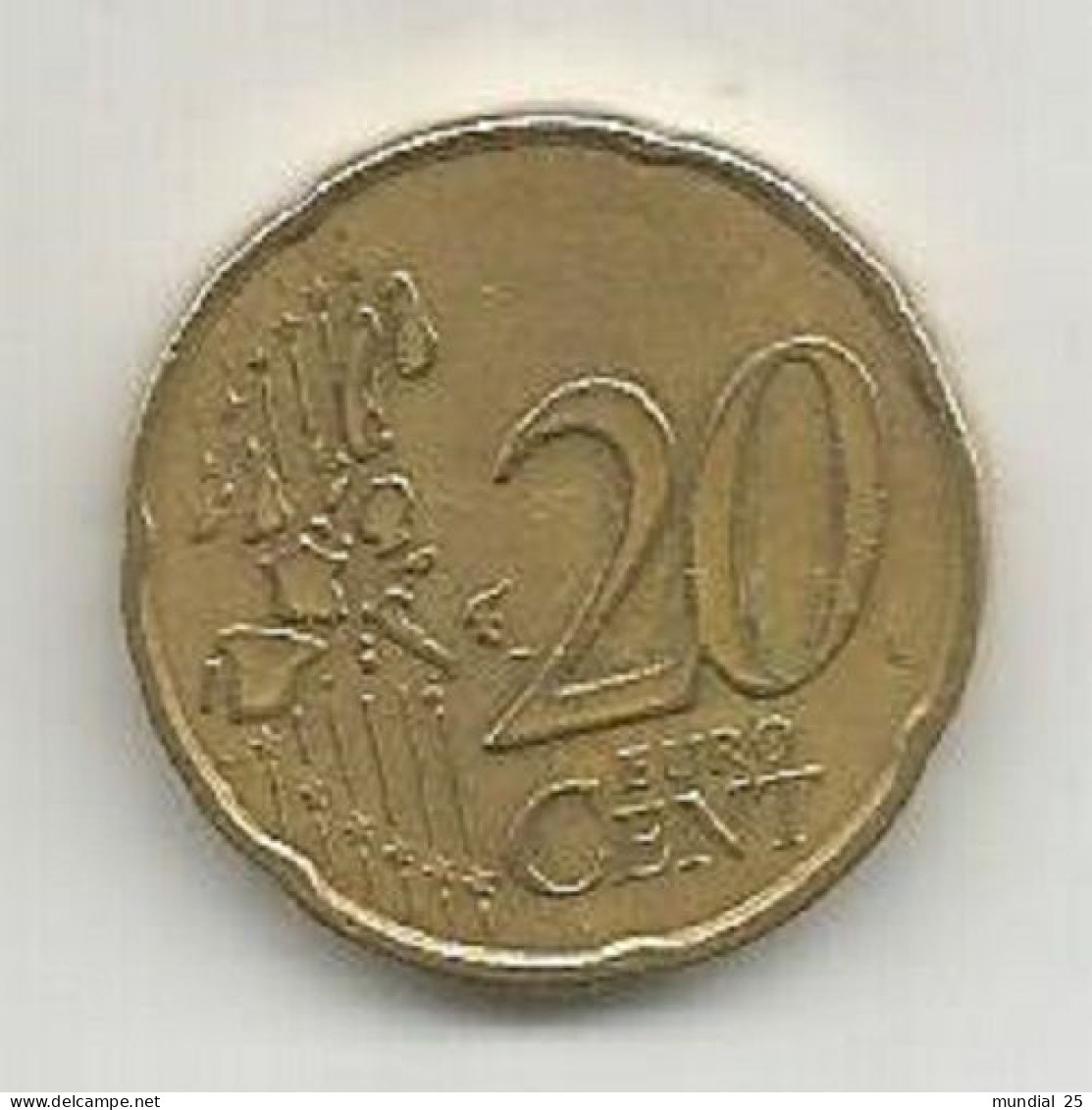 FRANCE 20 EURO CENT 1999 - Francia