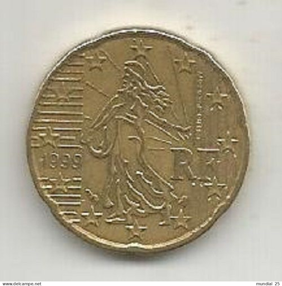 FRANCE 20 EURO CENT 1999 - France