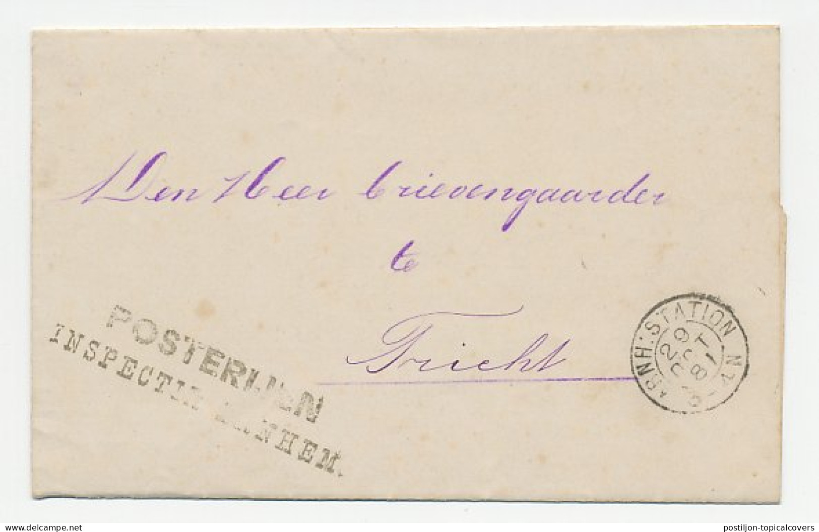 Dienst Posterijen Arnhem 1881 - Verzoek Opgaaf Bestellingen - Non Classés