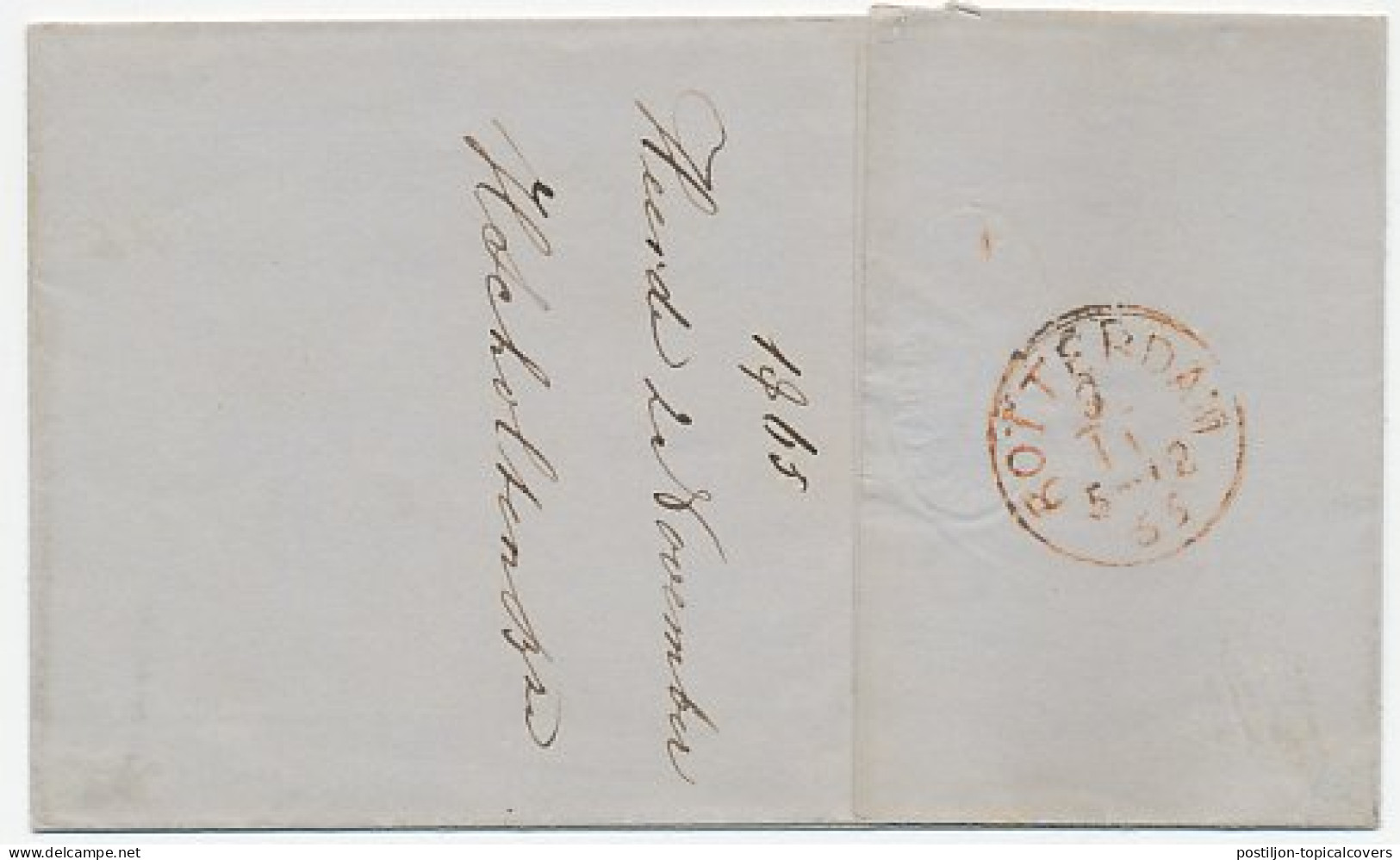 Naamstempel Heerde 1865  - Brieven En Documenten