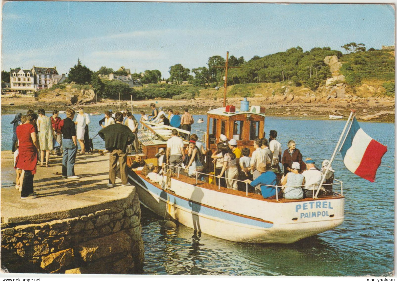 Côtes D '  Armor : Ile De  Brehat : Bateau , L'  Arcouest " Le  Petrel"   Paimpol   1970 - Ile De Bréhat