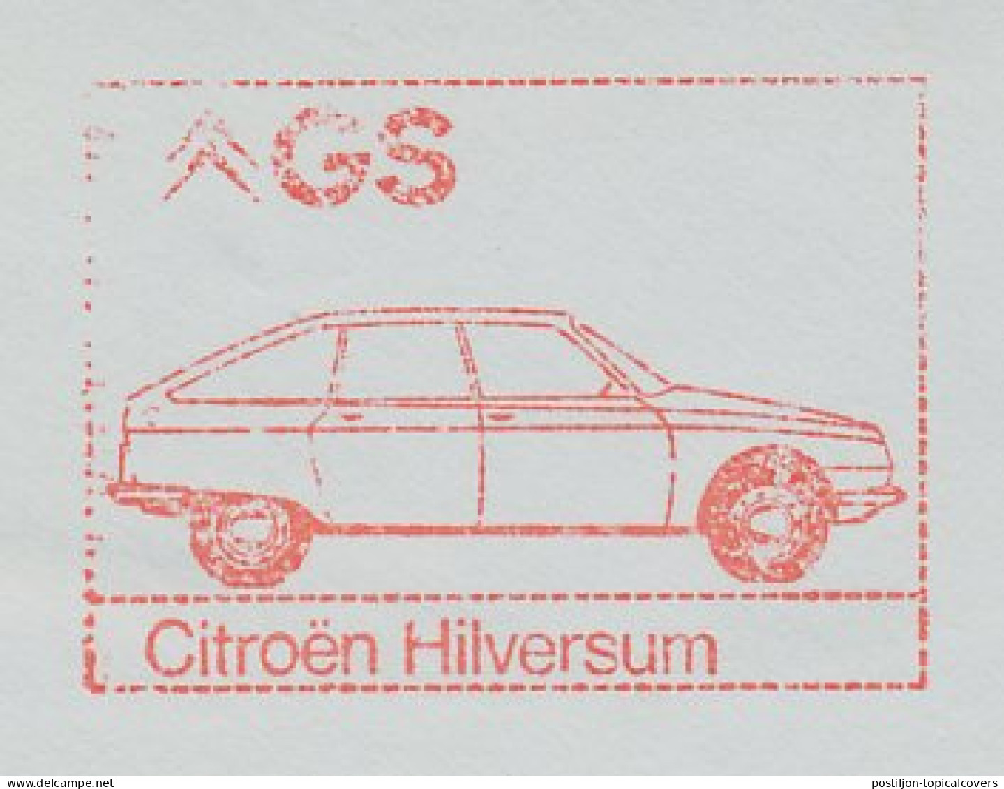 Meter Cut Netherlands 1979 Car - Citroen GS - Autos