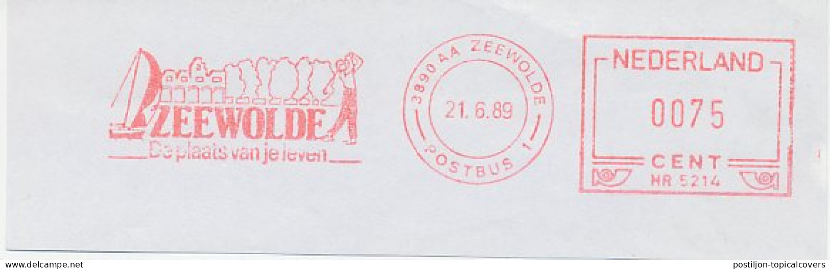 Meter Cut Netherlands 1989 Golf - Sailing - Other & Unclassified