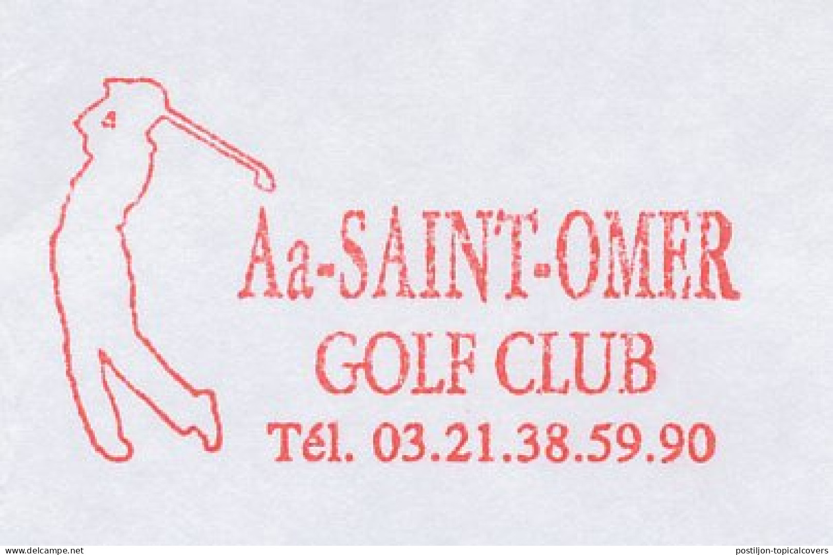 Meter Cover France 2003 Golf Club Saint-Omer - Sonstige & Ohne Zuordnung