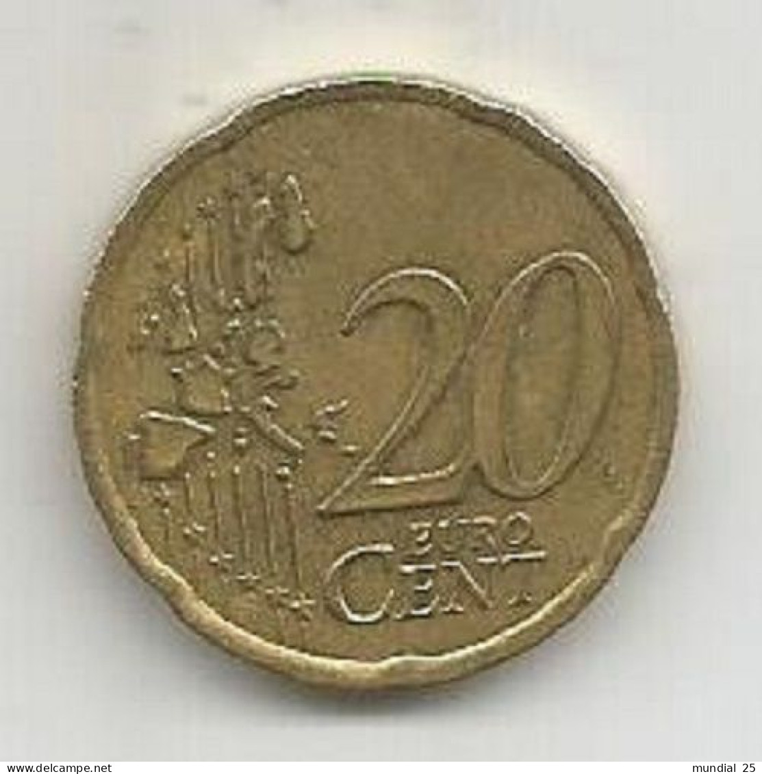 FRANCE 20 EURO CENT 2001 - Frankreich