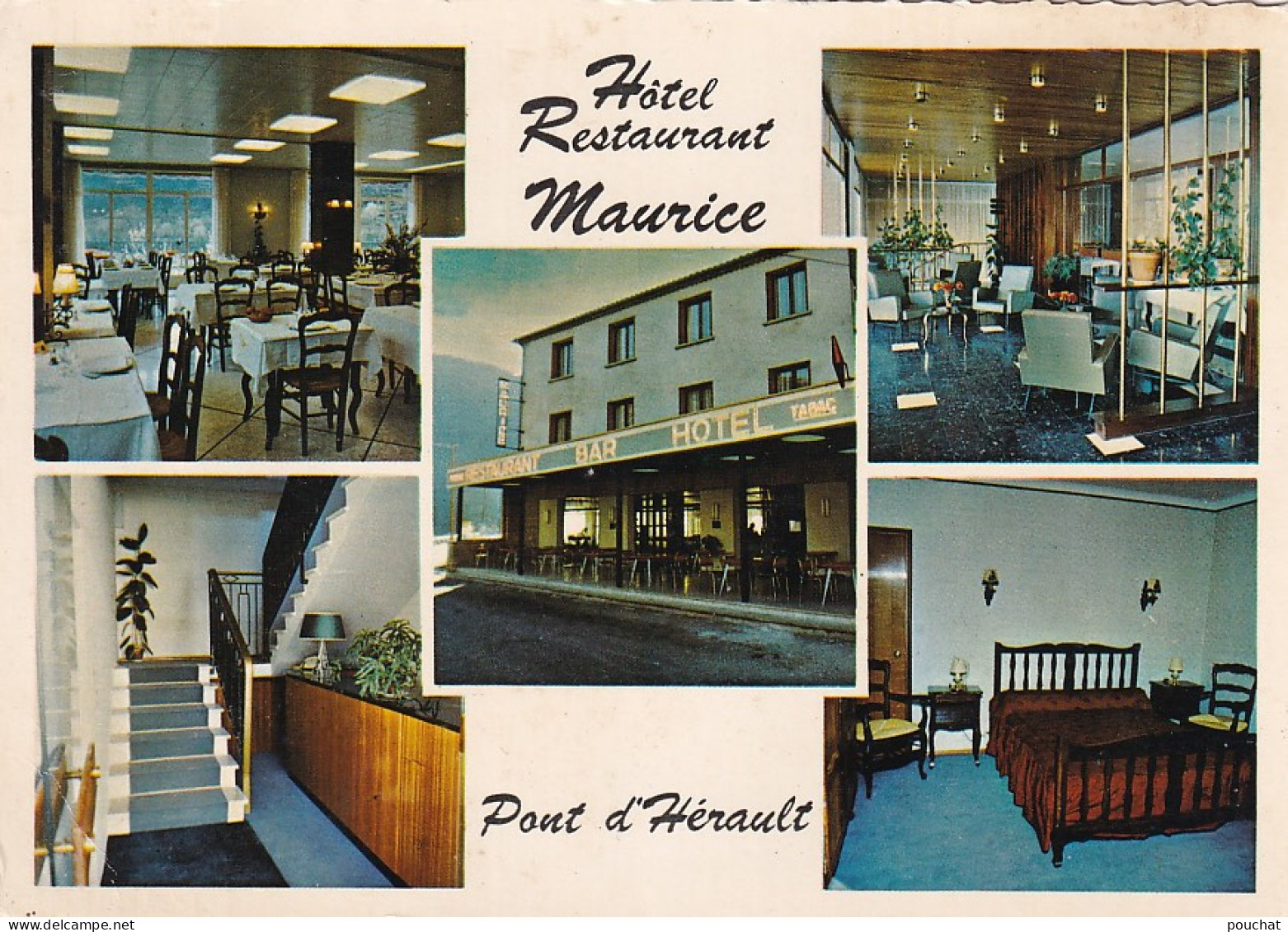 QU 27-(30) PONT D'HERAULT - HOTEL RESTAURANT MAURICE - CARTE MULTIVUES - Other & Unclassified