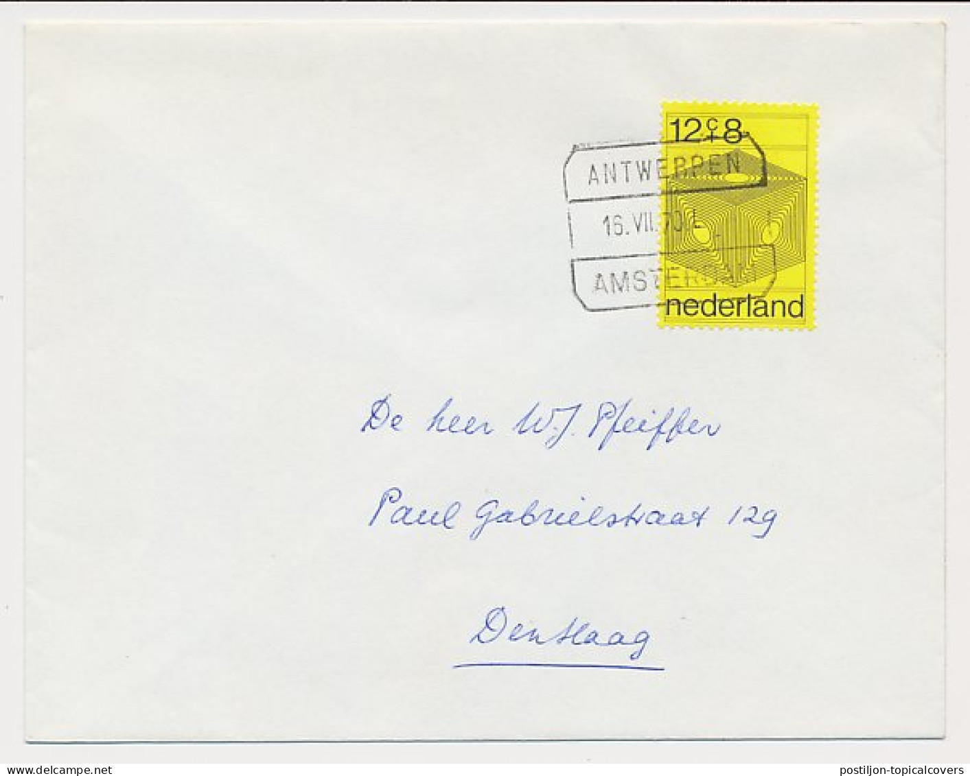 Treinblokstempel : Antwerpen - Amsterdam L 1970 - Unclassified