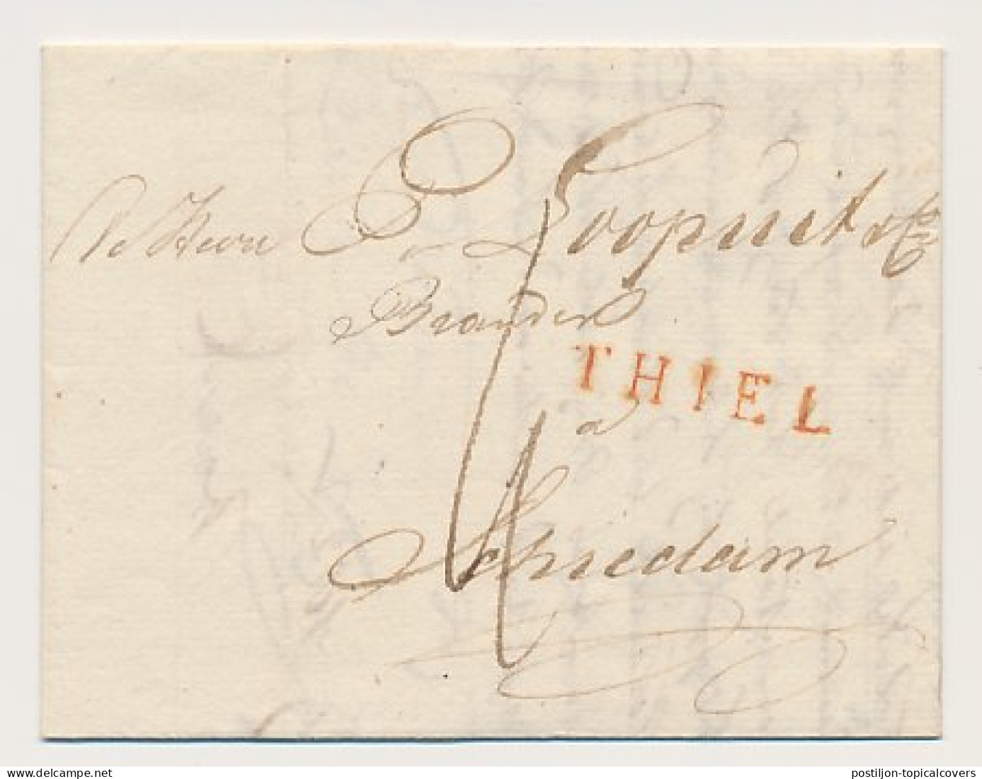 THIEL - Schiedam 1822 - ...-1852 Prephilately
