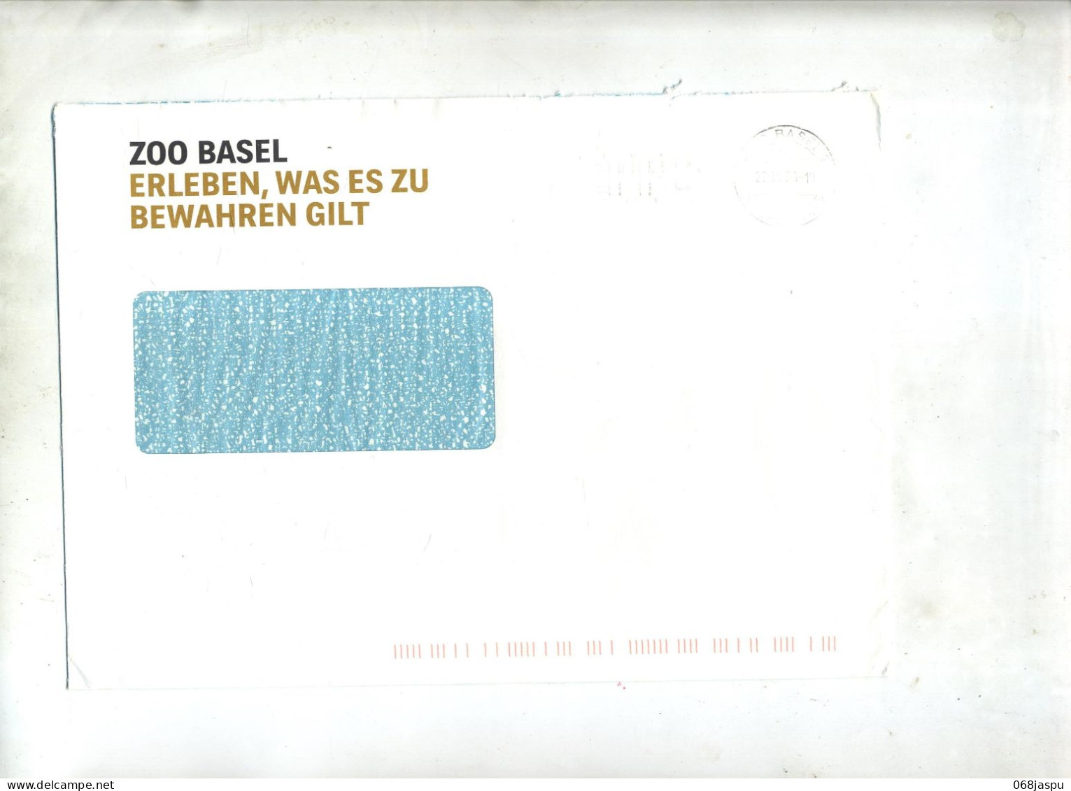 Lettr Flamme Port Paye Bale Entete  Zoo - Postmark Collection