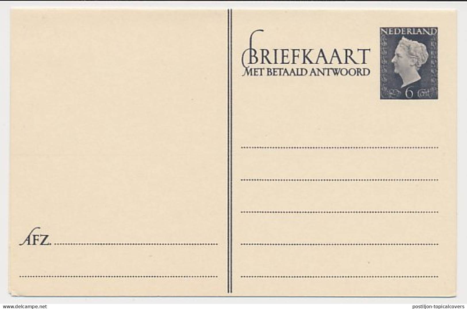 Briefkaart G. 298 - Postal Stationery