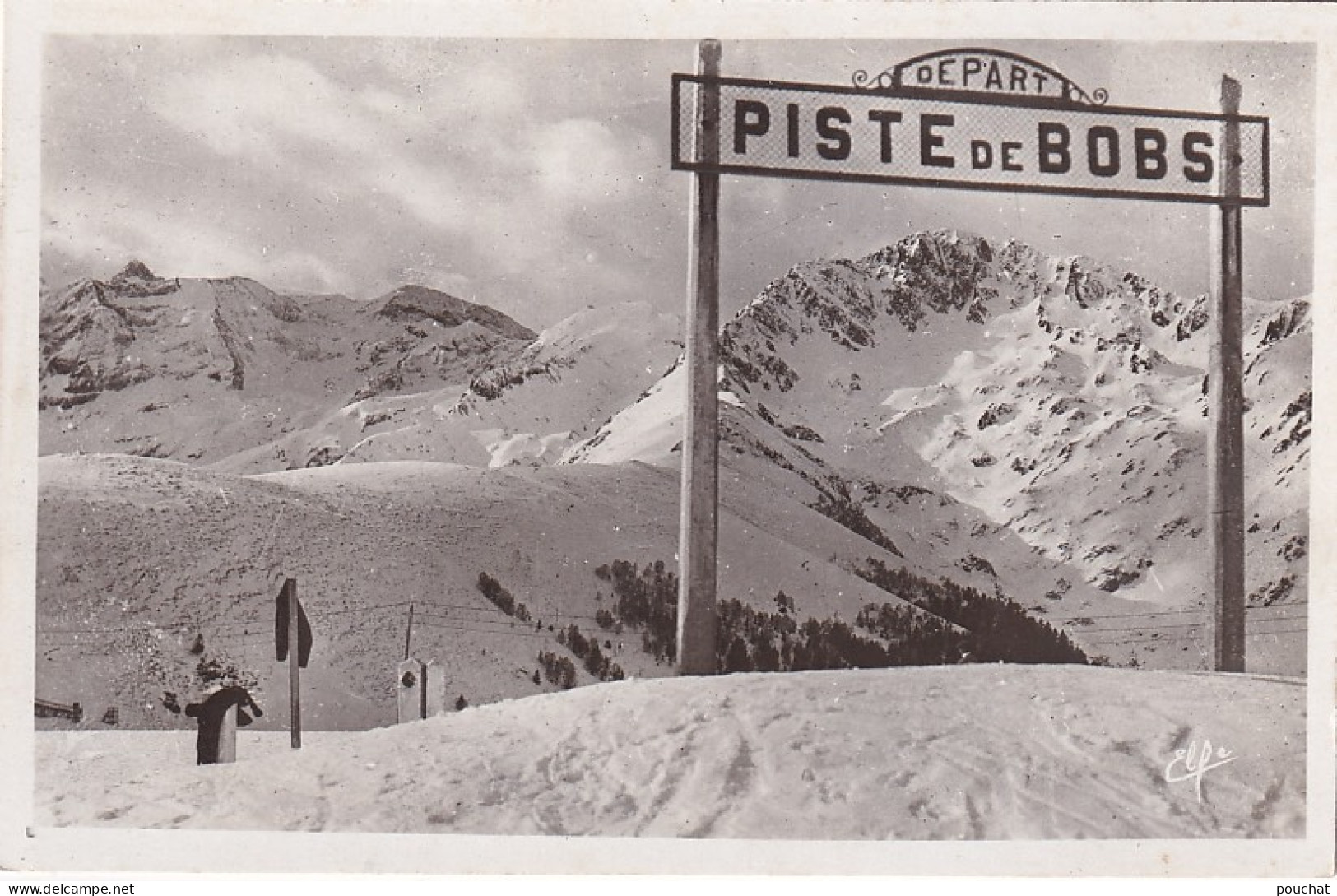 RE Nw4-(31) LES SPORTS D'HIVER A LUCHON SUPERBAGNERES - LE CECIRE EN PLEIN HIVER - DEPART PISTE DE BOBS - Superbagneres