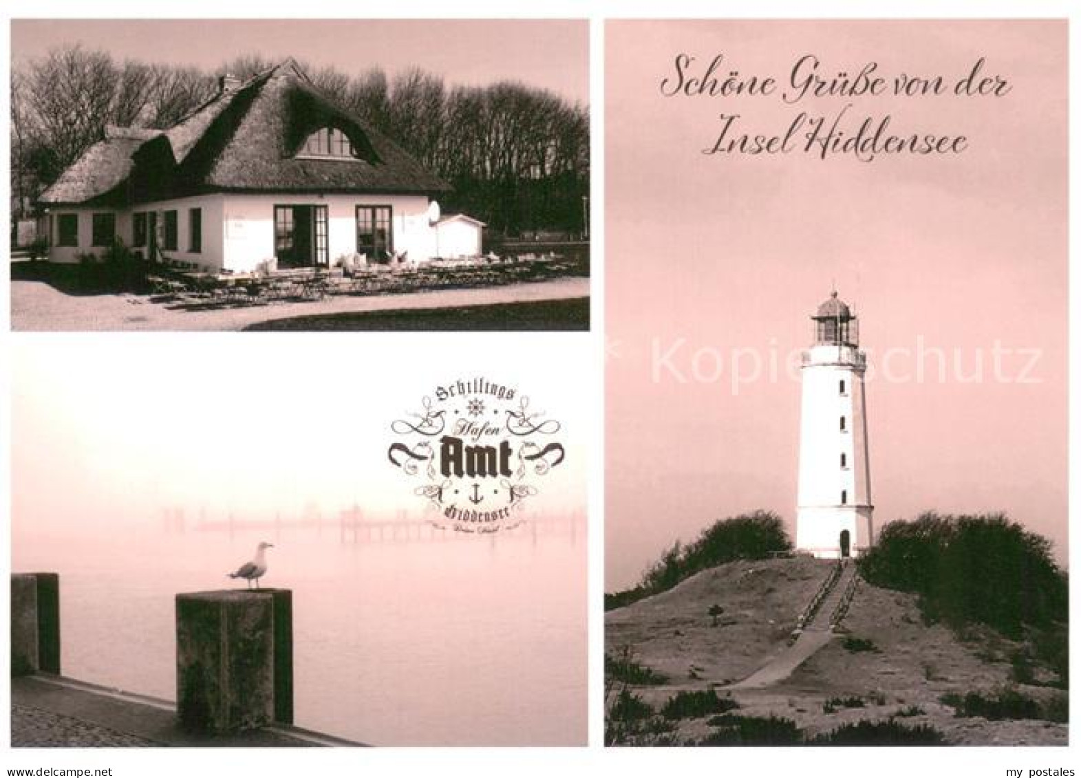 73722908 Insel Hiddensee Schillings Hafen Amt Leuchtturm Insel Hiddensee - Autres & Non Classés