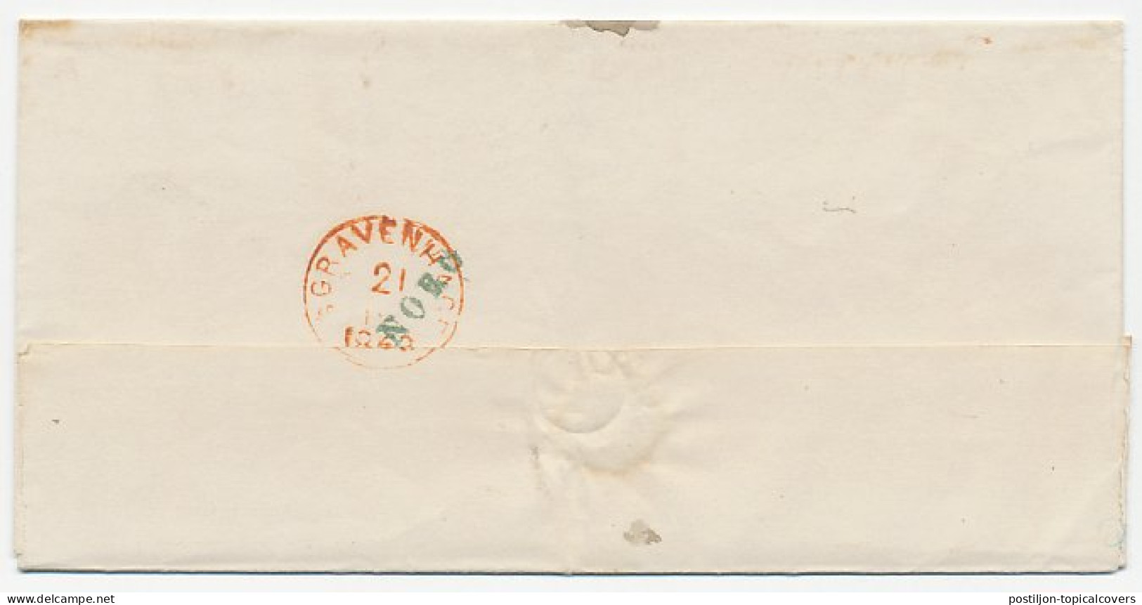 Naamstempel Norg 1863 - Covers & Documents