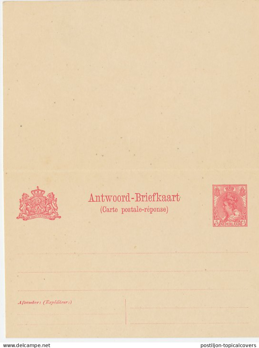 Briefkaart G. 85 II Locaal Te Amsterdam 1912 - Postwaardestukken