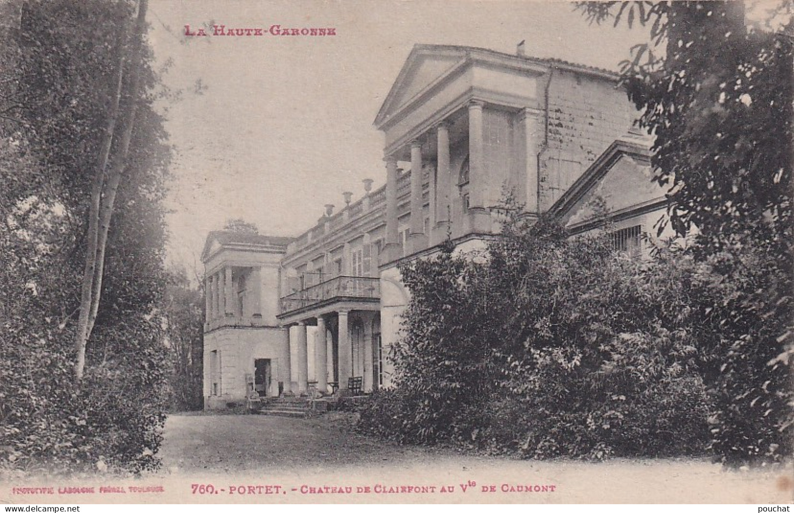 RE Nw4-(31) PORTET - CHATEAU DE CLAIRFONT AU VICOMTE DE CAUMONT - Other & Unclassified