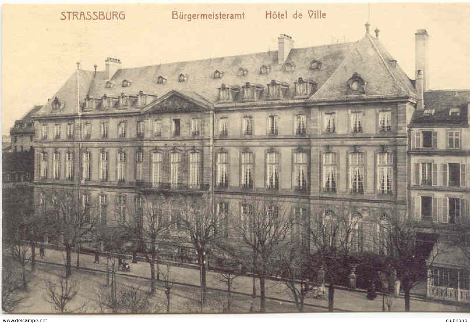 CPA - STRASBOURG - HOTEL DE VILLE (IMPECCABLE) - Strasbourg