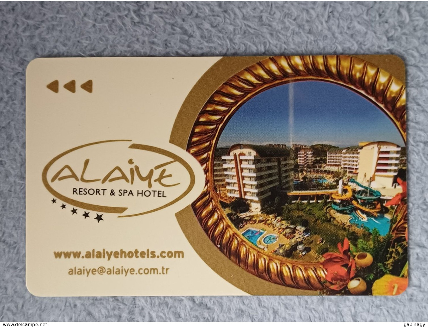 HOTEL KEYS - 2523 - TURKEY - ALAIYE HOTELS - Hotel Keycards