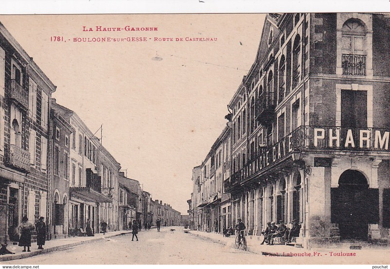 RE Nw4-(31) BOULOGNE SUR GESSE - ROUTE DE CASTELNAU - ANIMATION - PHARMACIE GAYE - Autres & Non Classés