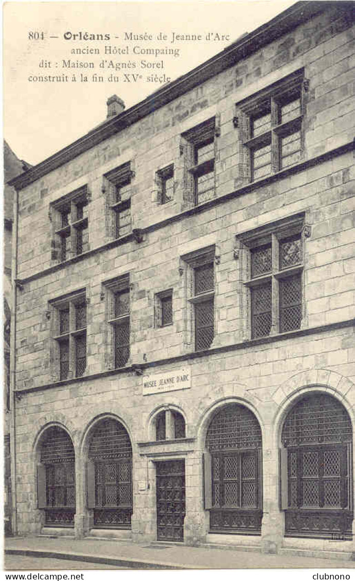 CPA -ORLEANS - MUSEE JEANNE D'ARC (BELLE CARTE, PARFAIT ETAT) - Orleans