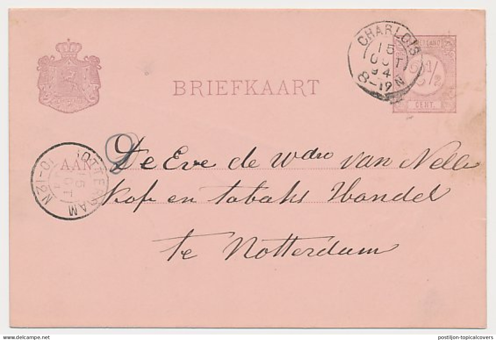 Kleinrondstempel Charlois 1894 - Zonder Classificatie