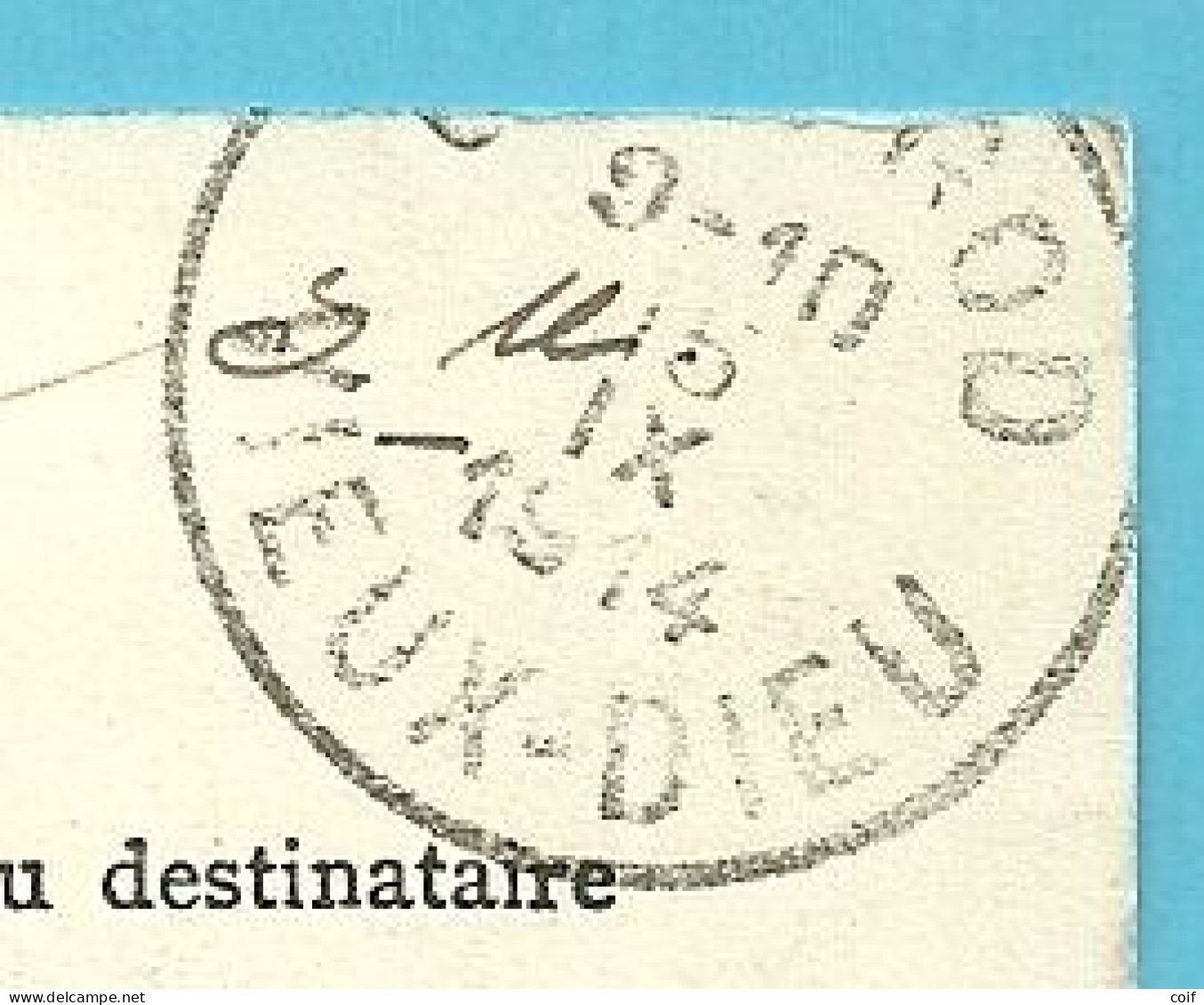 Kaart (Berlaer-s/Nethe)) Stempel OUDE-GOD / VIEUX-DIEU Op 15/09/1914 , (verzonden Soldat .....)(Offensief W.O.I) - Zone Non Occupée