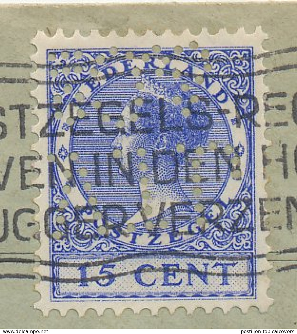 Perfin Verhoeven 349 - J.T.V.&Co - Rotterdam 1927 - Unclassified