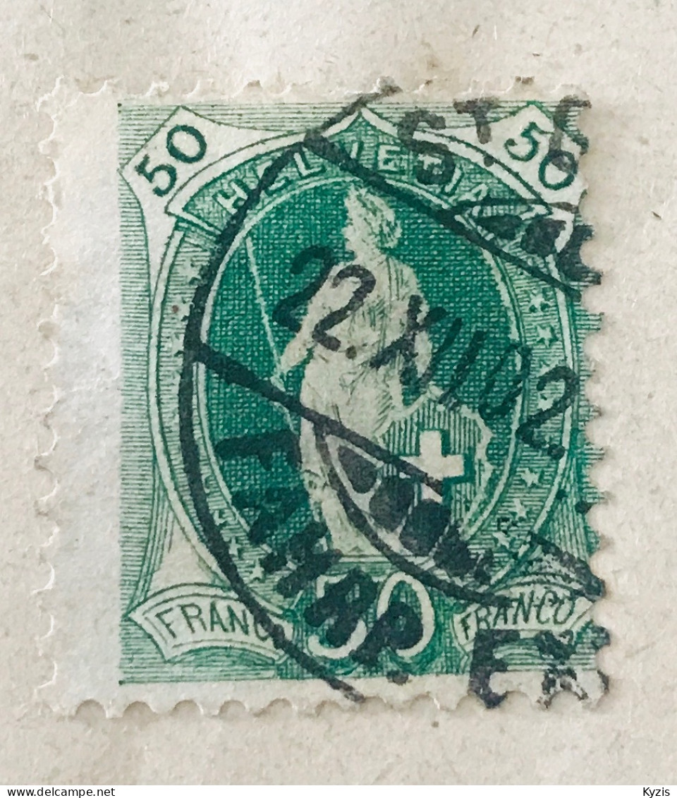 SUISSE - Yvert Et Tellier N°77 - OBLITÉRATION ST-GALLEN 22/12/1902 - Used Stamps