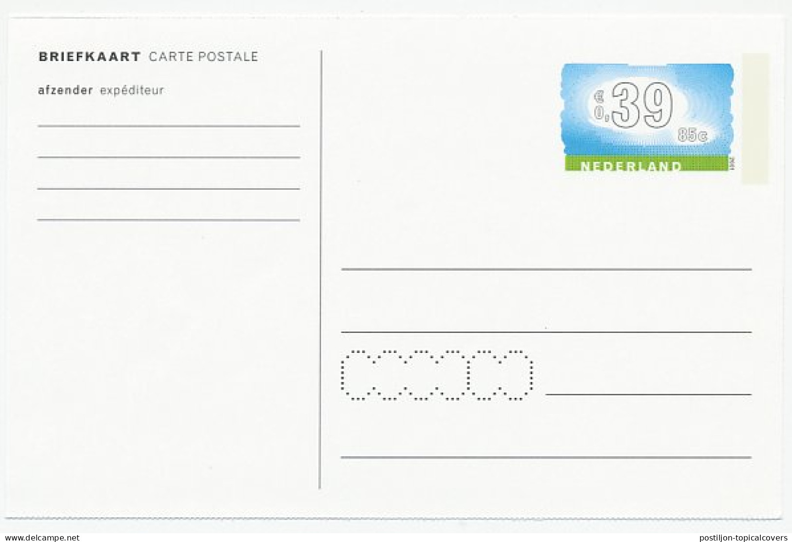 Briefkaart G. 384 - Postwaardestukken