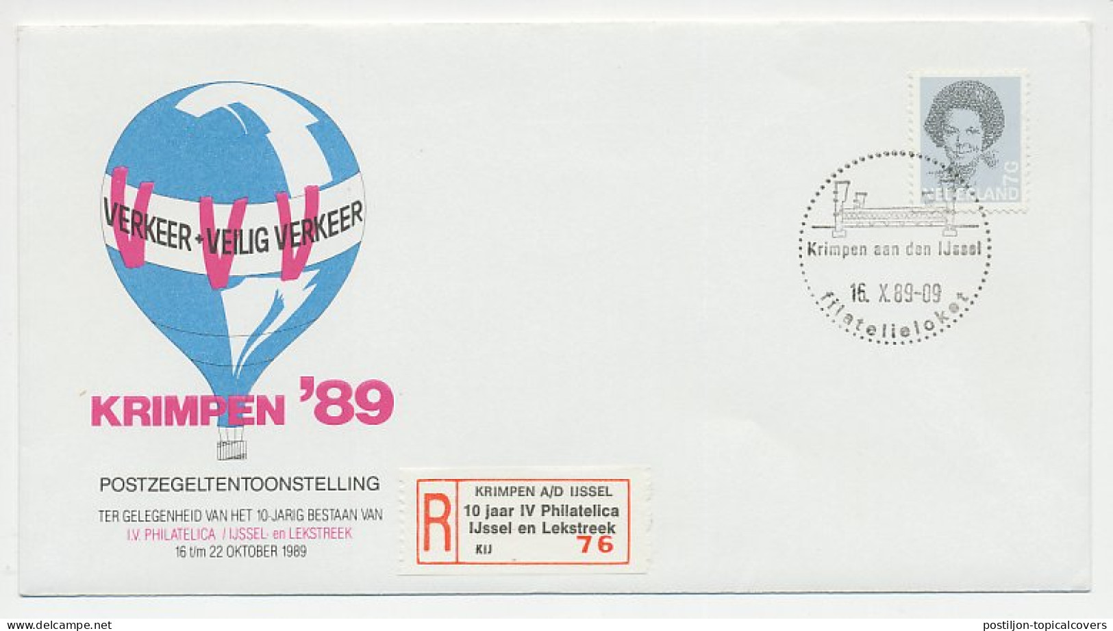 Aangetekend Krimpen A.d. IJssel 1989 - 10 Jaar IV Philatelica  - Unclassified
